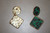 Green Cheetah Print Metal Dangle Earrings