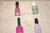 4-Pc Revlon/Gumballs Natural Glow/Sally Hansen Assorted Nail Polish
