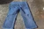 Vintage NO Boundaries Fringed Design 100% Cotton Denim Jeans