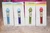 Simply Beading 4-Tube Sky & Trypan Blue/Yellow Green/ & Red Mini Glass Beads