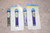 Simply Beading 4-Tube Trypan Blue/Blue Green Mix/Blue White Mix Mini Glass Beads