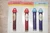 Simply Beading 4-Tube Red & Trypan Blue Mini Glass Beads