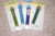 Simply Beading 4-Tube Green/Yellow Green/Trypan & Sky-Blue Mini Glass Beads