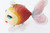 Vintage Immaculately Made-Up Glamour Fish with Glitter Fins & Tail