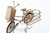 Vintage Replica 1930s Miniature 2-Basket Metal Bicycle