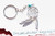 Silver Dream Catcher Key Chain