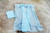 2 Panels Sheer Fabric Sky Blue Window Cover