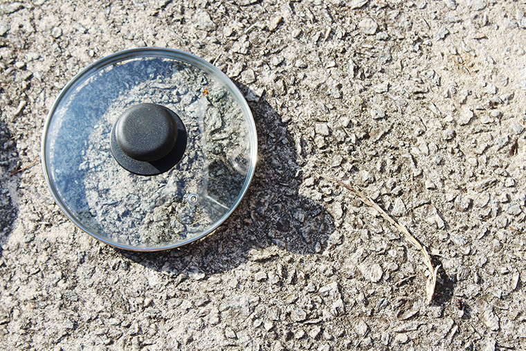 Vented Glass Lid Cover- 23" Circle