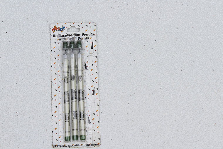 Art II 3-Pack Replace-A-Point Pencils W/ Refills