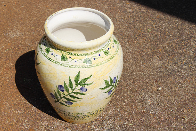 Vintage Crazing Crackle Ceramic Jug/Vase