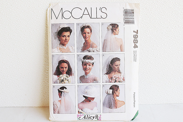 Vintage McCall's Alicyn Exclusive Bridal Headpiece Pattern