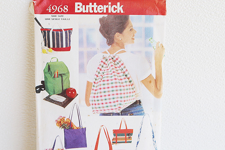 Vintage Butterick Carry-All Bag Patterns #4968