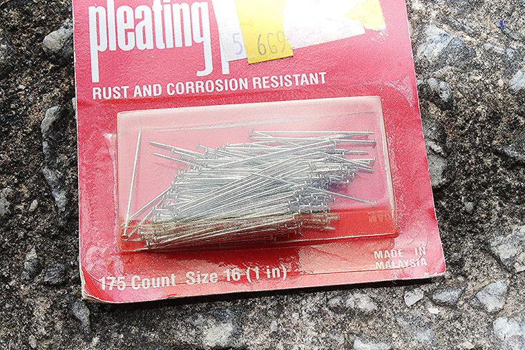 Vintage 1990s Clinton Steel Pleating Pins