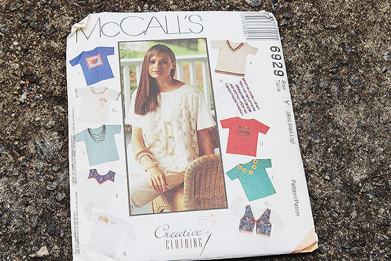 McCall's Pattern #6929 Sizes Sml-Med-Lrg