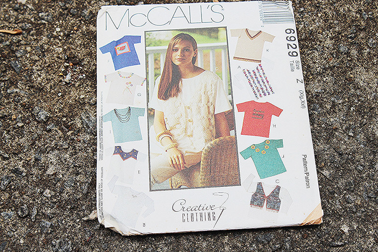 McCall's Pattern #6929 Sizes Xlg-Xxl