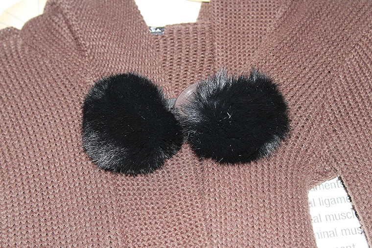 Vintage Fashion Accessory Fur Balls