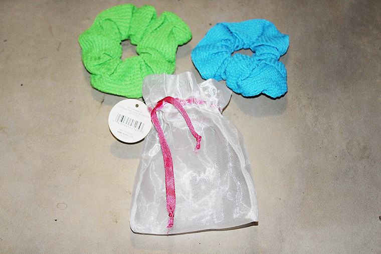 2-Pc. Fabric/Elastic Hair Holder Gift Bag