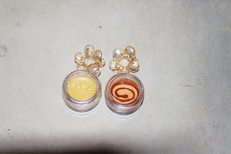 Chocolate & Coco Swirl/Toffee Lip Gloss & Matching Hair Snap Set