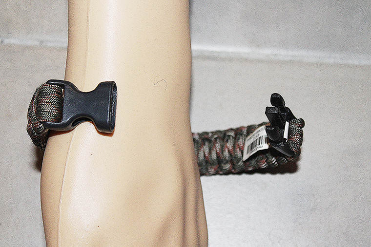 Vintage Braided Paracord Survival Unisex Quick Buckle Bracelet