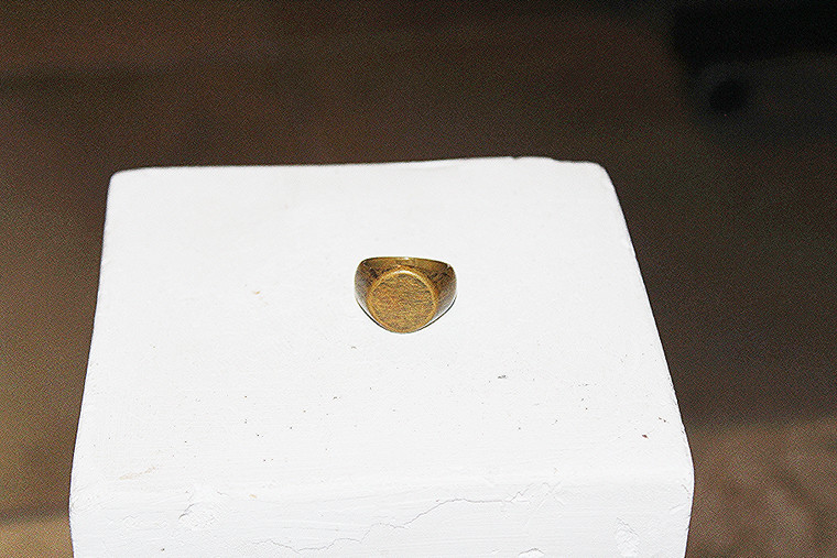 Vintage Drum Face Handcrafted African Copper/Brass/Other Metals Ring