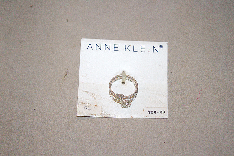 Vintage Anne Klein Fine Silver Twin Ring Set