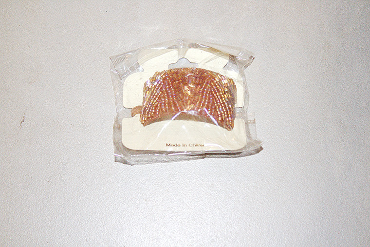 Vintage Accessory Connection Elegant Glitter Beads Pony Holder Barrette