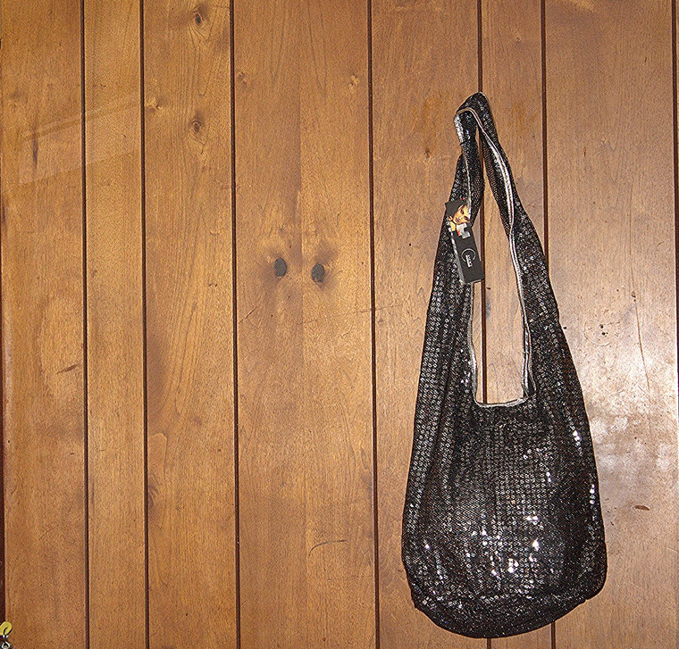 Vintage Candice Los Angeles Glitter/Sequence/Netting Fabric Bag