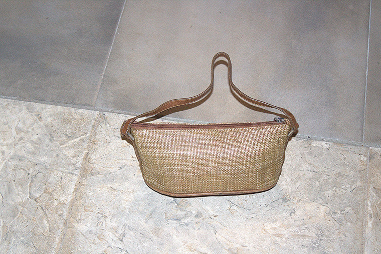 Vintage Faux Bamboo Mini Handbag