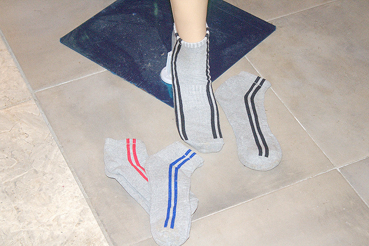 Reflex Tech Ankle Cut Red/Black/Blue Socks