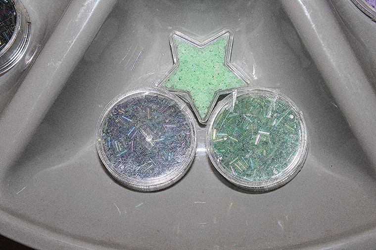 2 Circles & A Star 3-Pc Mini Glass Beads