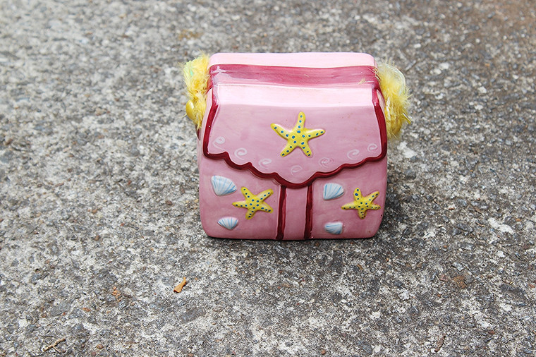 Vintage Century Ceramic Purse Coin Bank