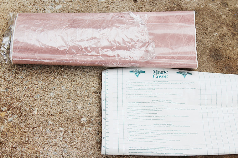 Magic Cover Peel & Stick Vinyl- Light Mauve Marble