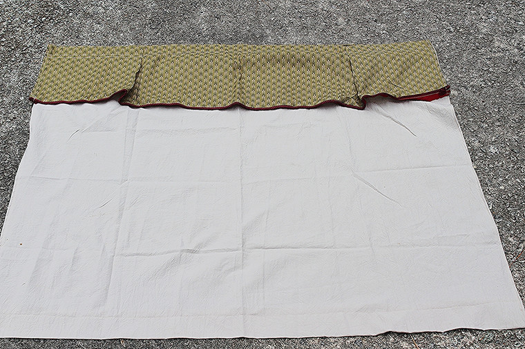 Calico Print Window Cover