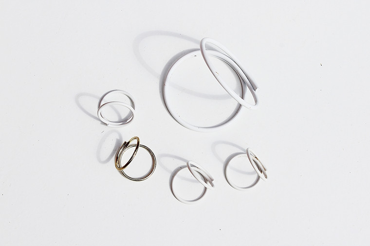 5-Piece DIY Double Curtain/Drapery Rings