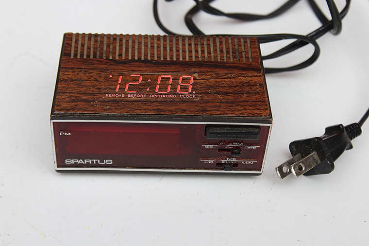 Vintage Spartus Digital Display Alarm Clock