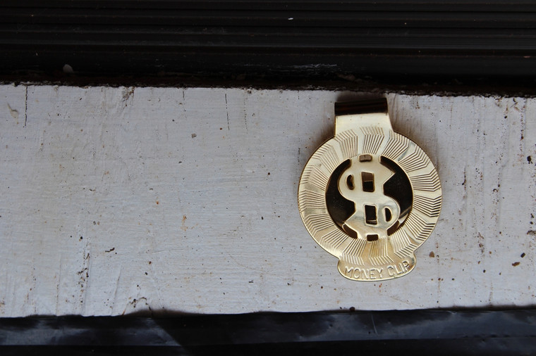 Money Clip- Gold