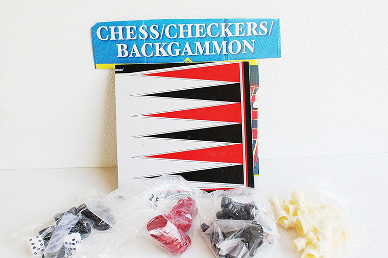 Chess & Backgammon Board Game
