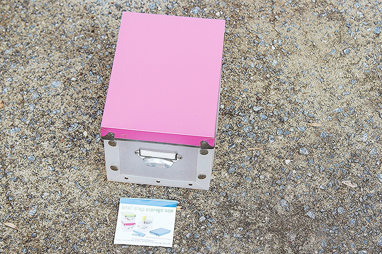 Small Snap Storage Box- Pink