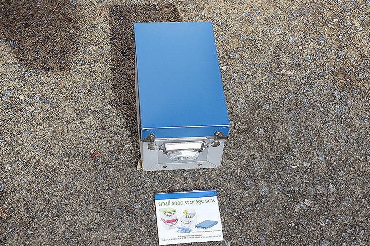 Small Snap Storage Box- Blue