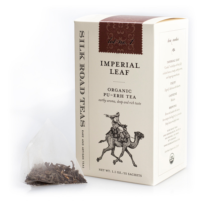 Imperial Leaf Organic Sachets Loose Tea Sachets Boxes Silk Road Teas