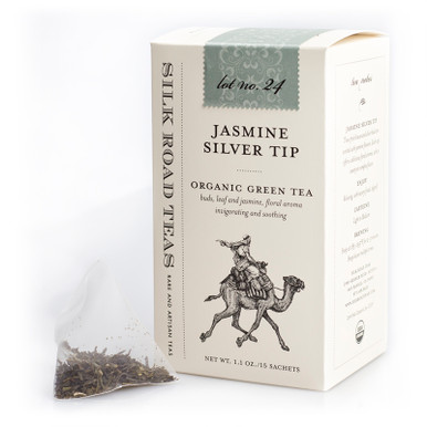 Jasmine Silver Tip Organic Sachets | Premium Green Tea