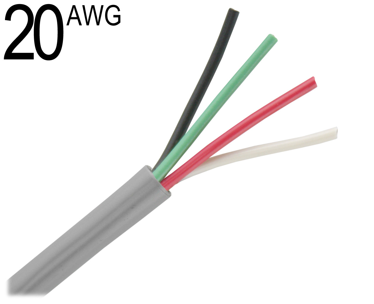 Unshielded Multiconductor Cable, 20 AWG