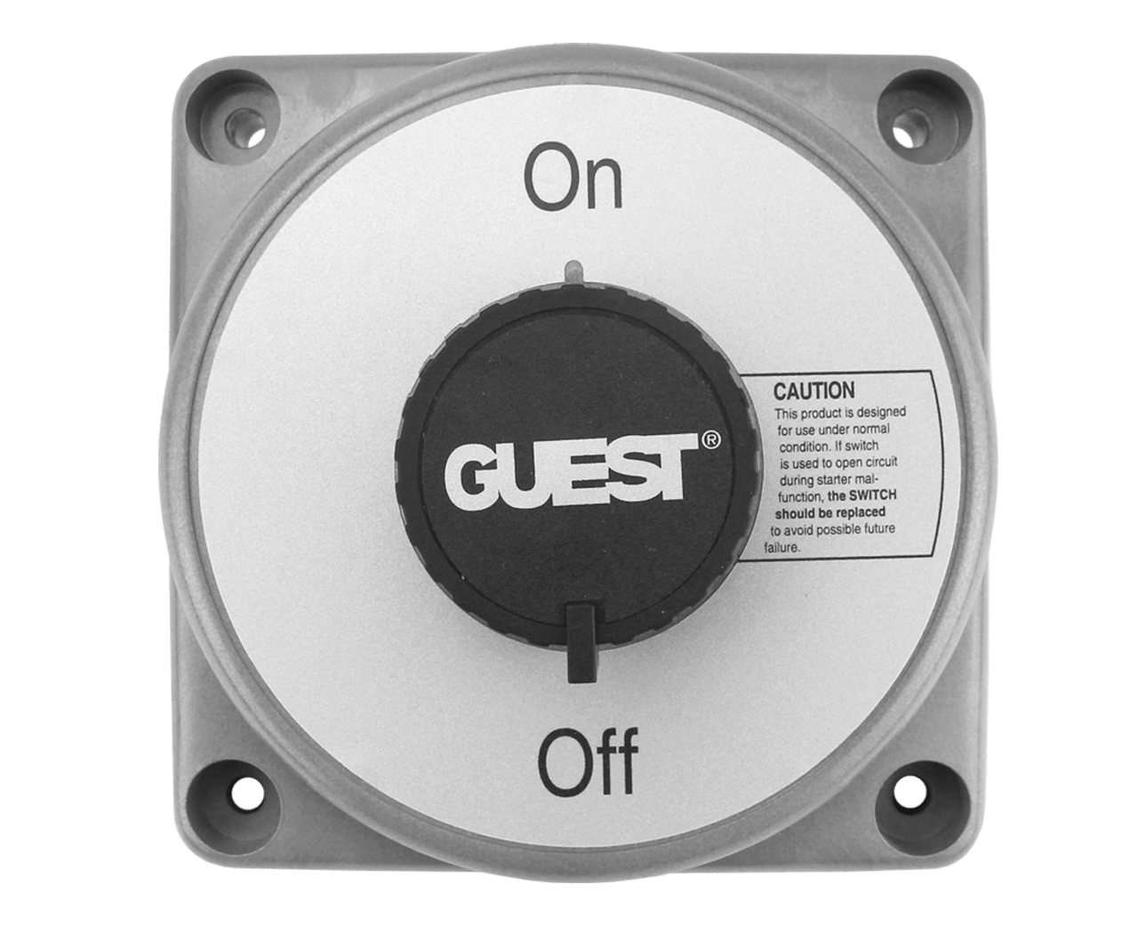 Guest Battery Switch, Heavy-Duty ON-OFF with AFD (Alternator Field