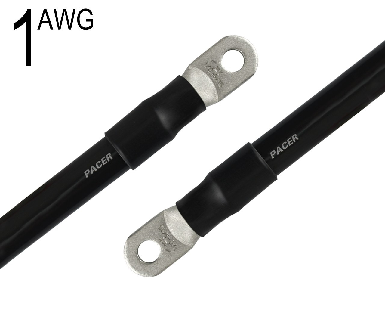 1 AWG, Black, Battery Cables
