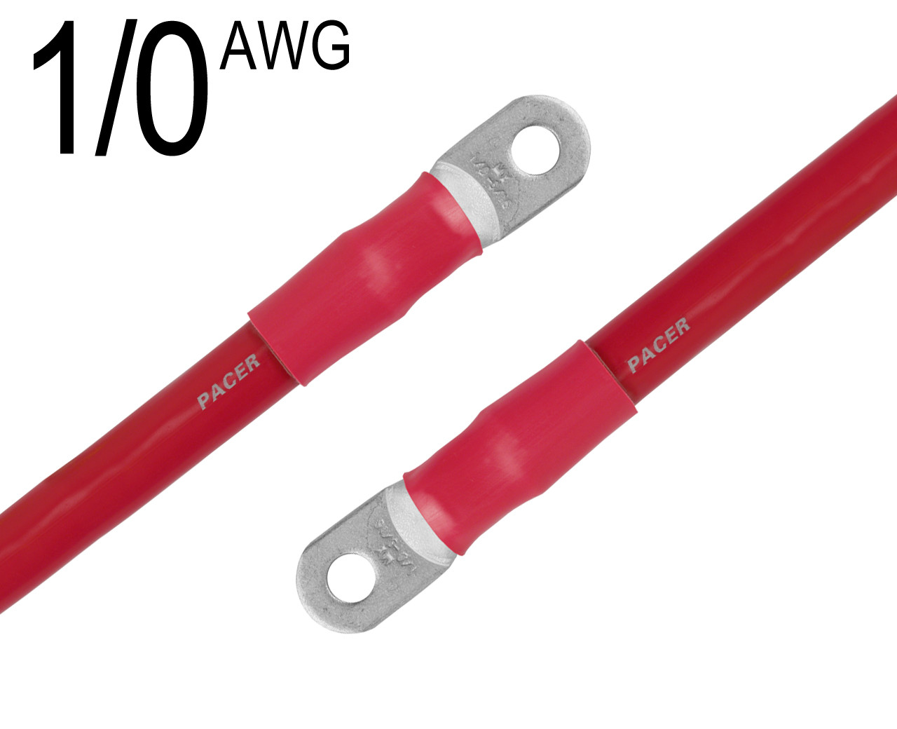 1/0 AWG, Red, Battery Cables