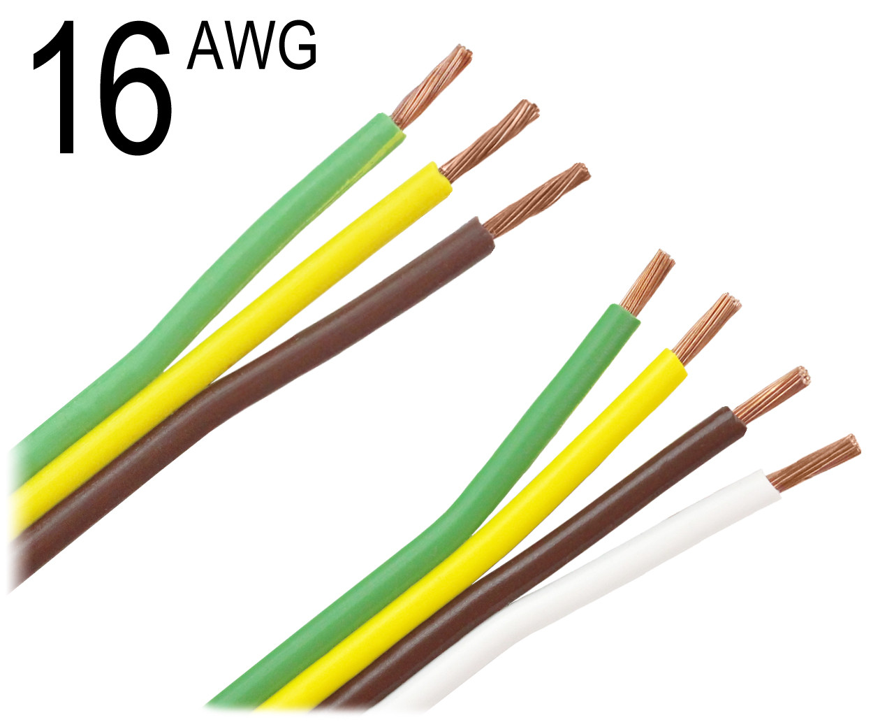 16 Gauge Zip Cord 3 & 4 Conductor