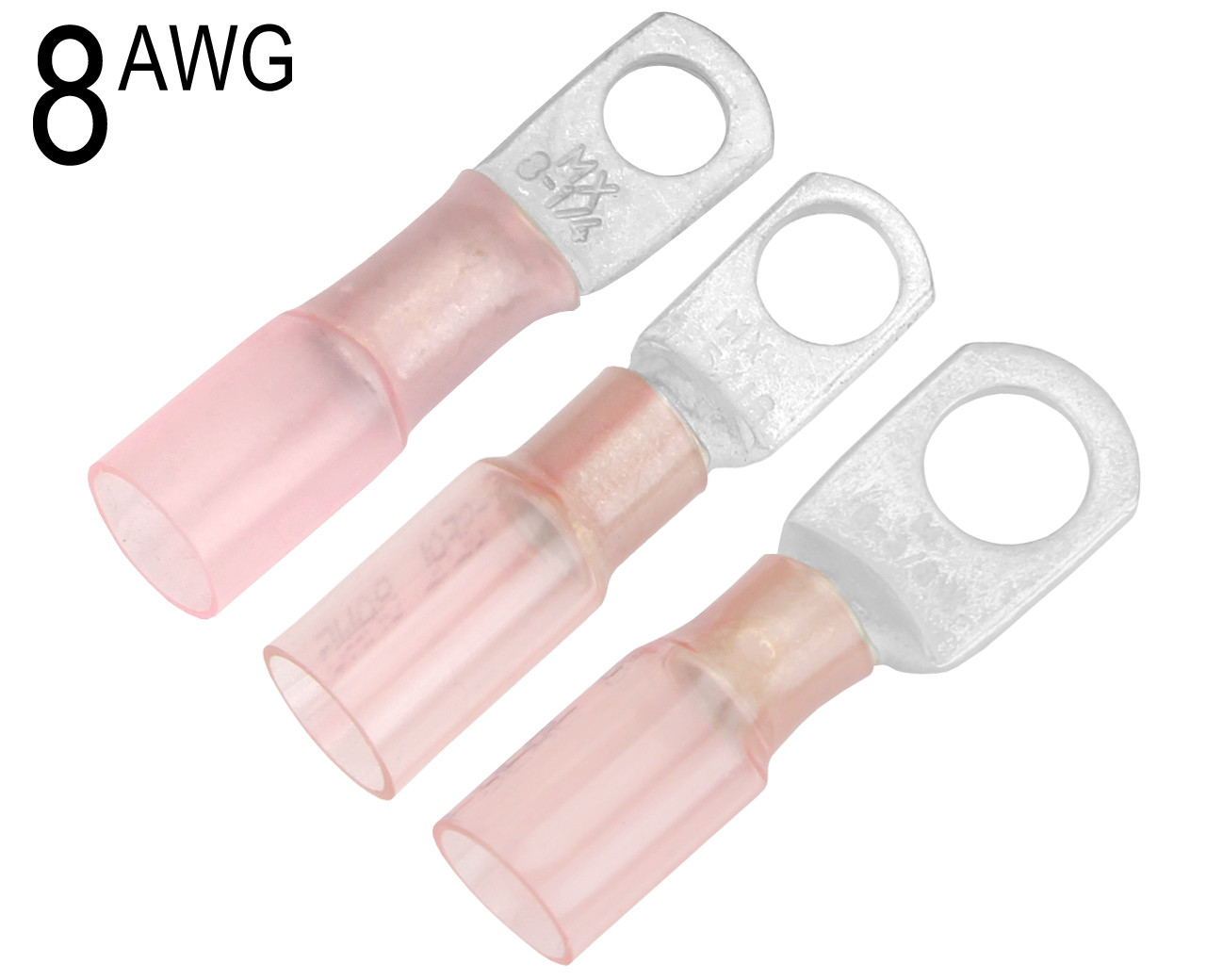 Ring Terminals, 8 AWG Wire