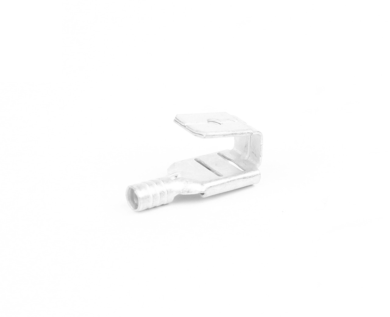 100 Non-Insulated Piggyback Electrical Quick Disconnect Terminals - 22-18 Gauge, .250 Tab-1371449