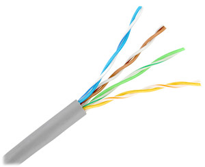 CAT5E, 24 AWG, Unshielded Solid Bare Copper (M24/4PR-CAT5E) CAT5E, 24 AWG, Unshielded Solid Bare Copper (M24/4PR-CAT5E)
