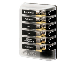 Fuse Block with Negative Bus and Cover EFB30-6IBC